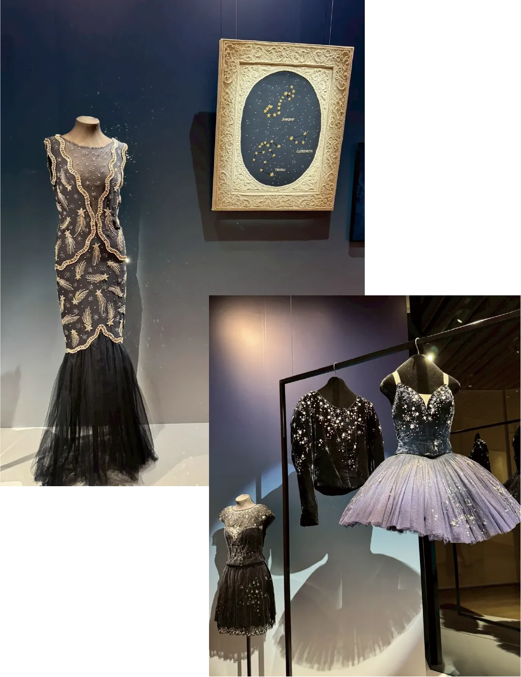 占星術を愛した彼女が星のモチーフを使った作品もあり
バレエプリュスのパトロンや芸術を大切にした想いが届く